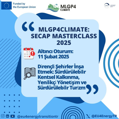 Join valuable online workshop of MLGP4Climate: SECAP Masterclass 2025 on 11 February 2025!